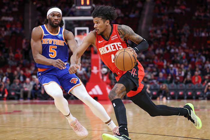 Jalen Green Precious Achiuwa Knicks Rockets